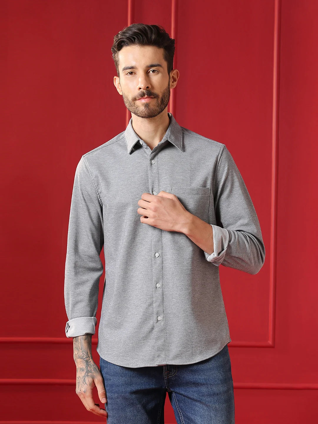 VALEN CLUB Mens casual shirt