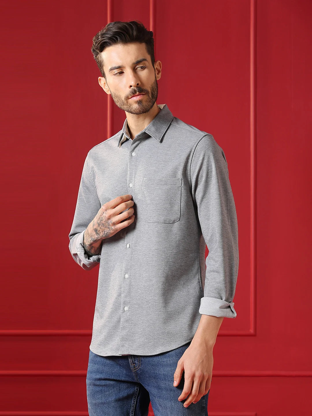 VALEN CLUB Mens casual shirt