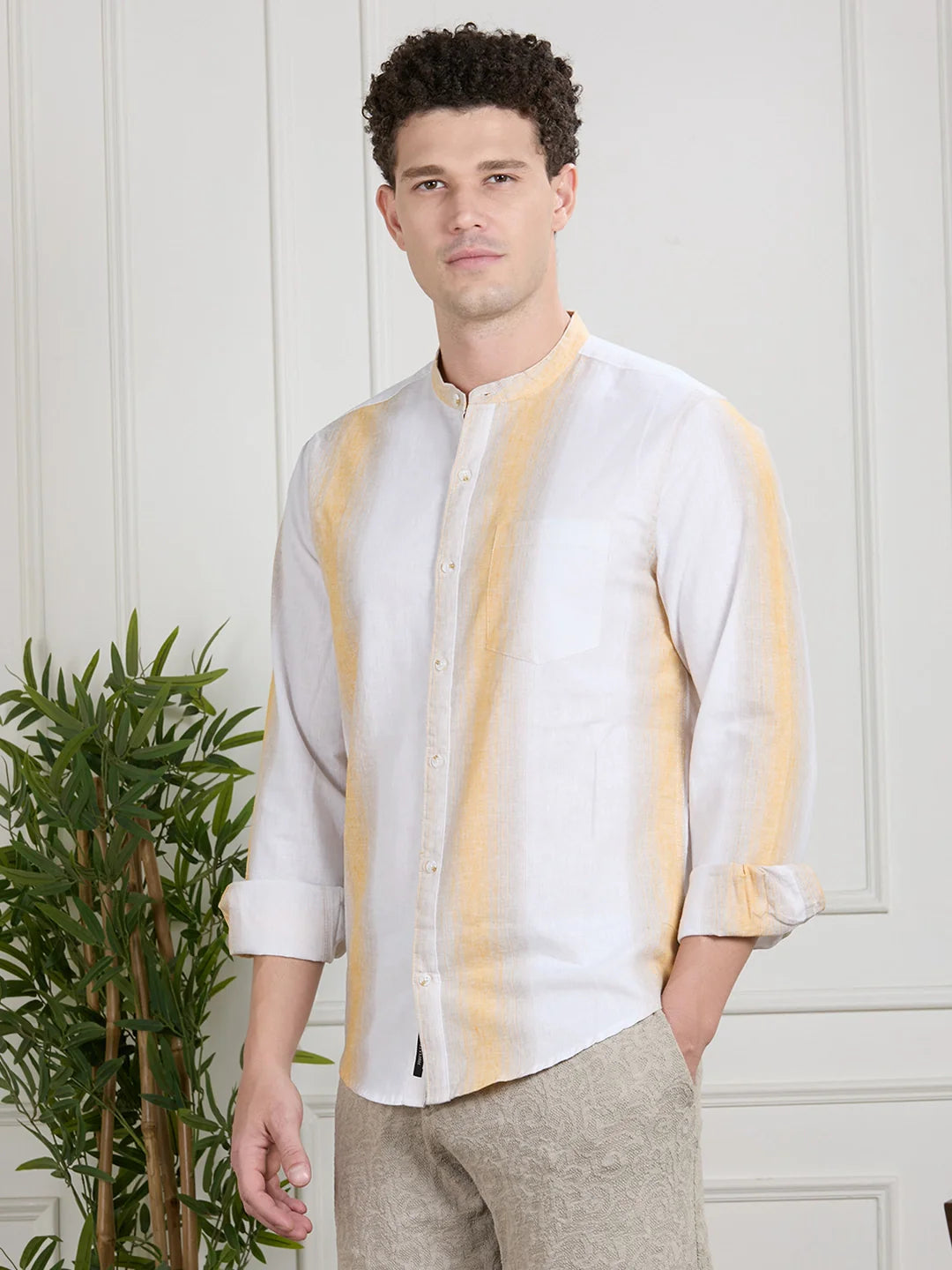 Valen Men Striped Shirt
