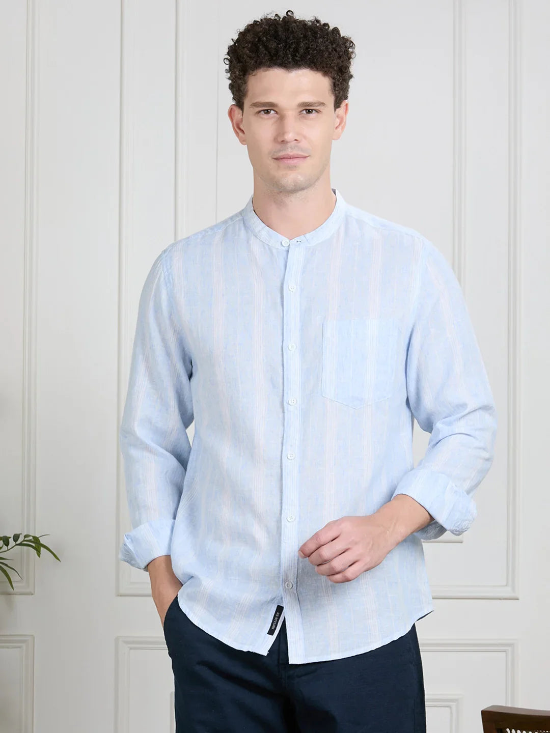 Valen Men Striped Shirt