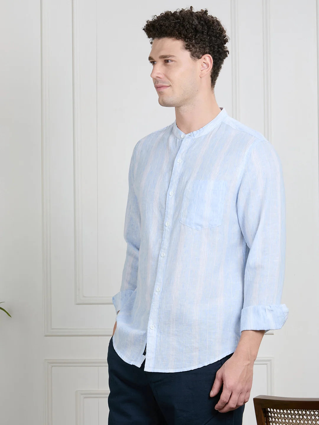 Valen Men Striped Shirt
