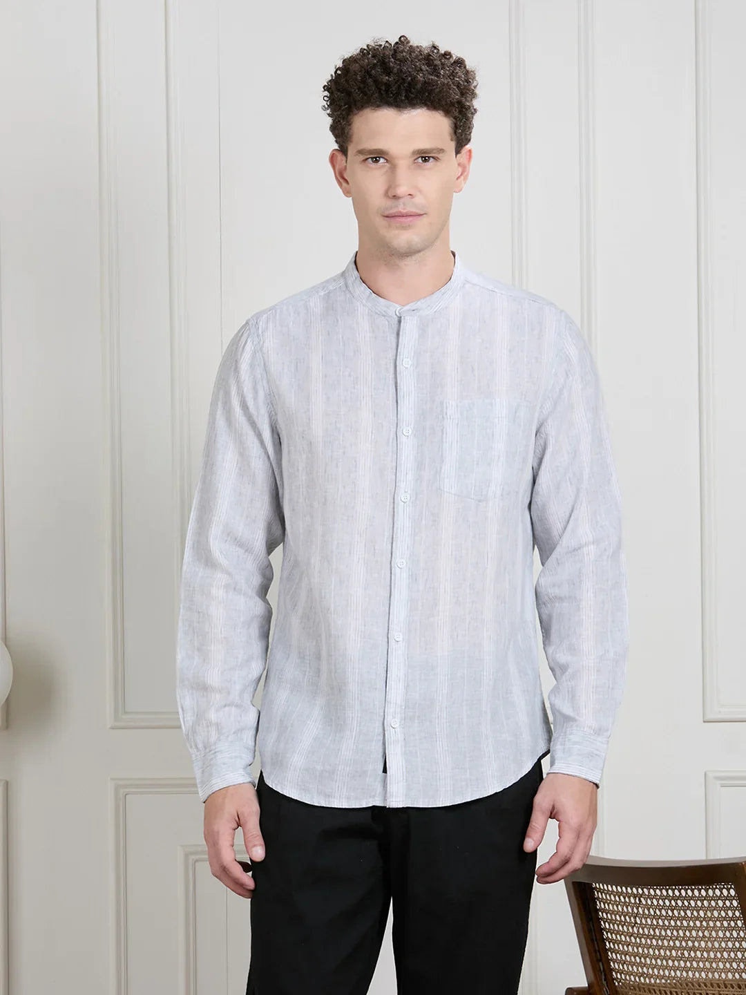 Valen Men Striped Shirt