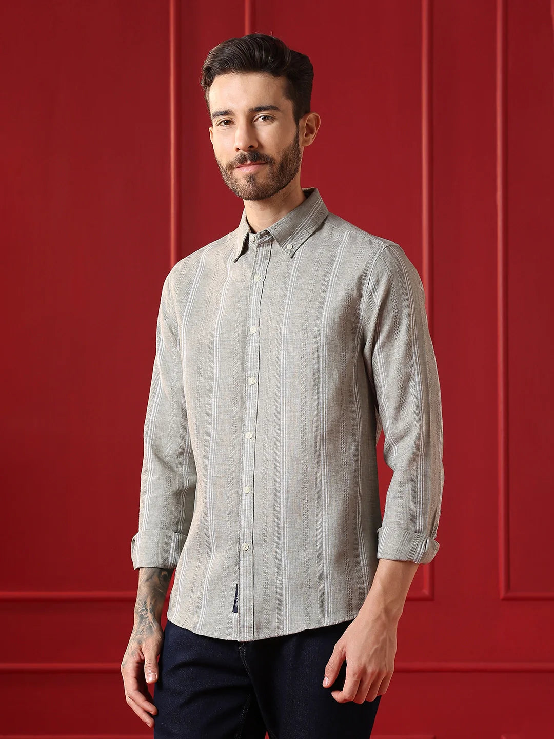 VALEN  Mens casual shirt