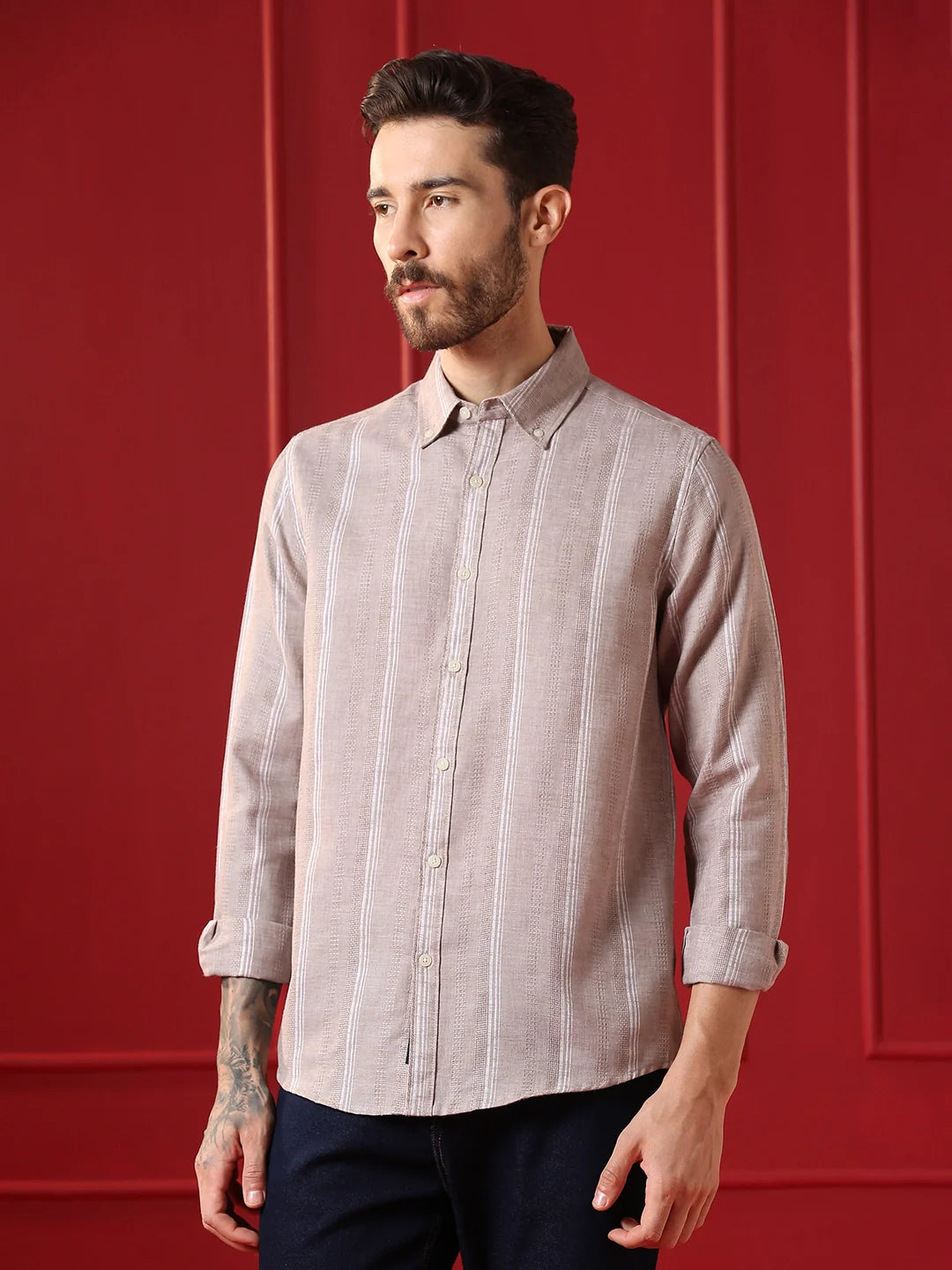 VALEN  Mens casual shirt