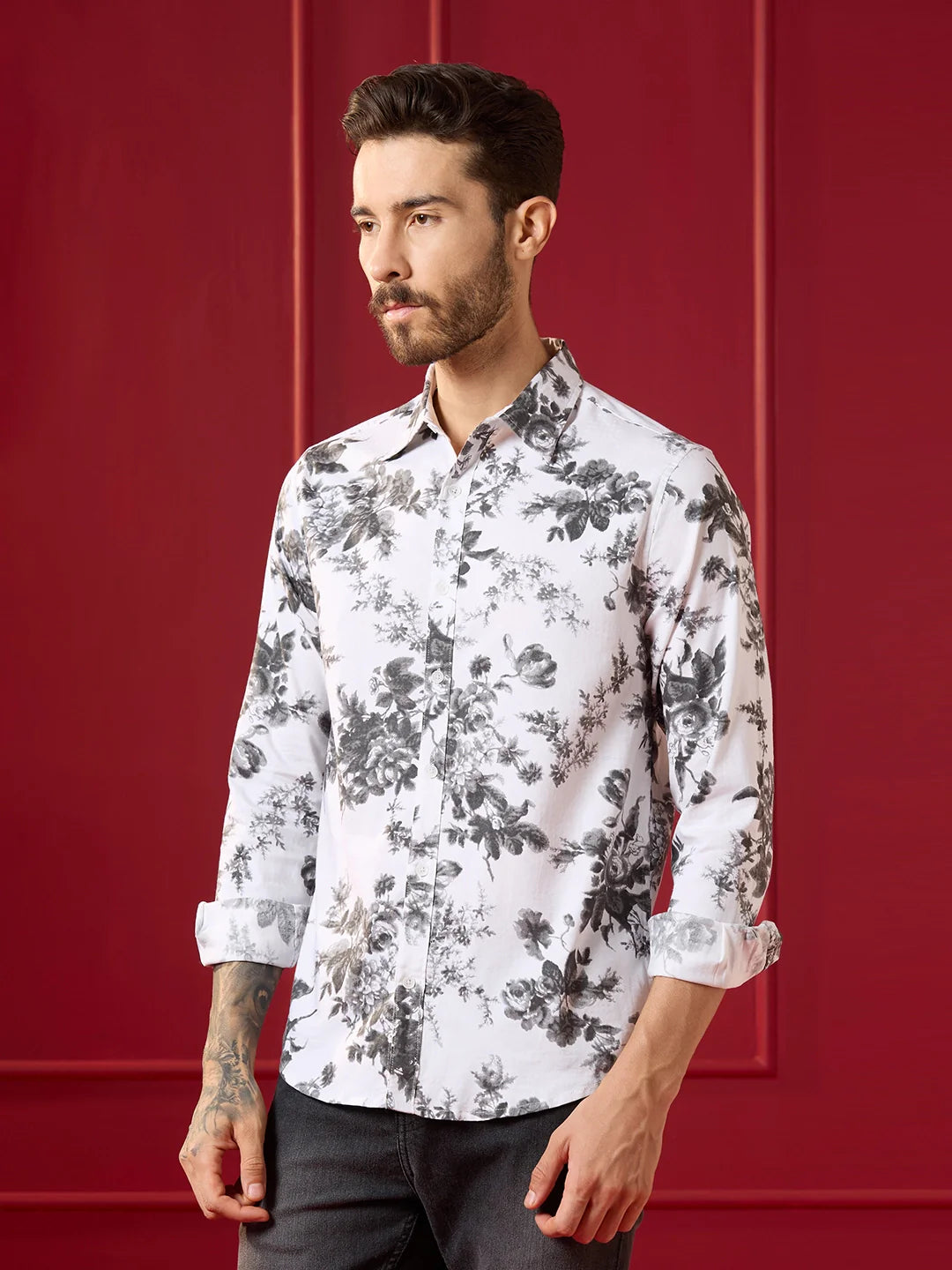 VALEN  Mens casual shirt