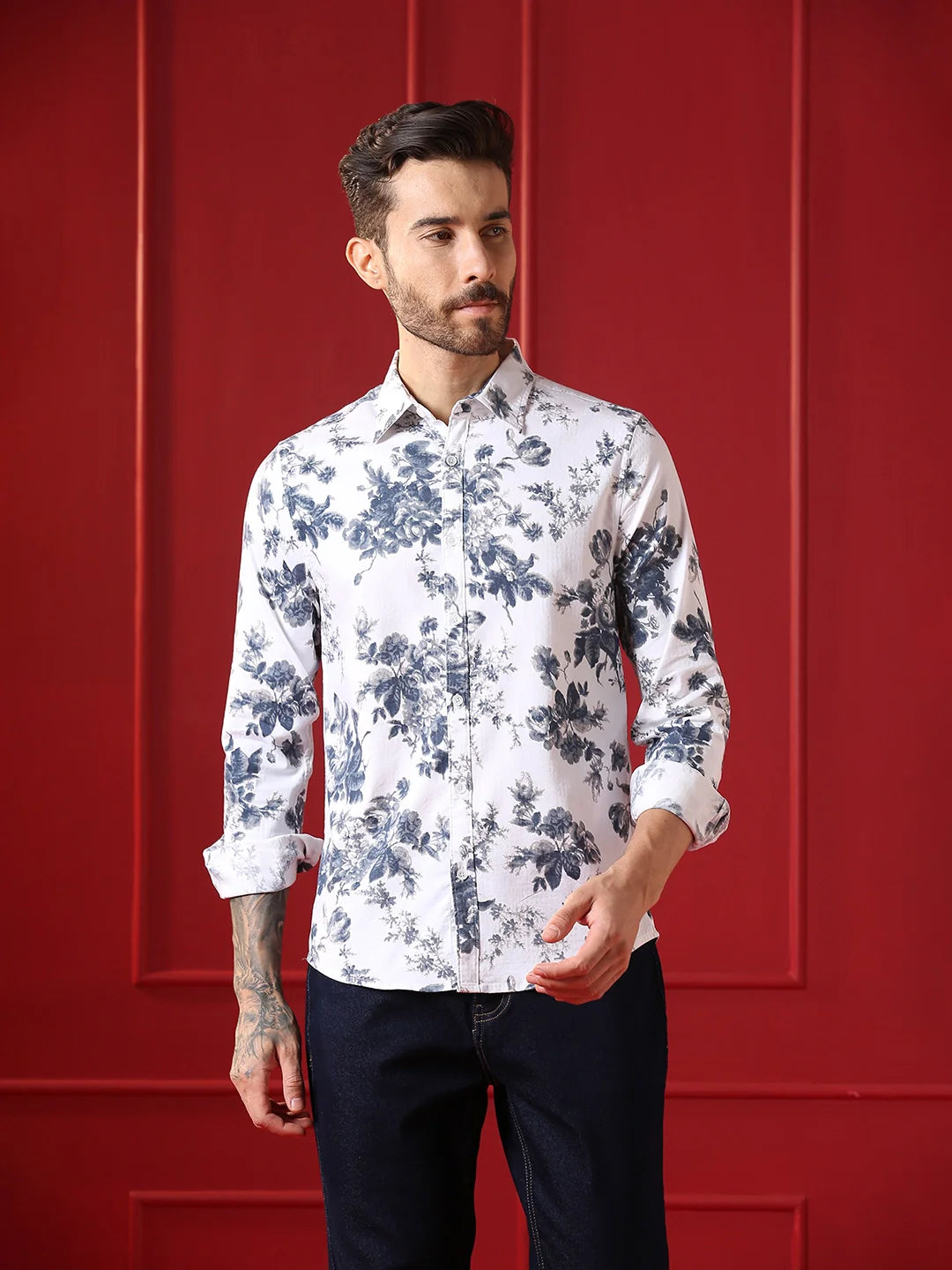 VALEN CLUB Mens casual shirt