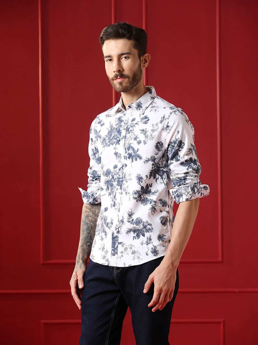 VALEN  Mens casual shirt