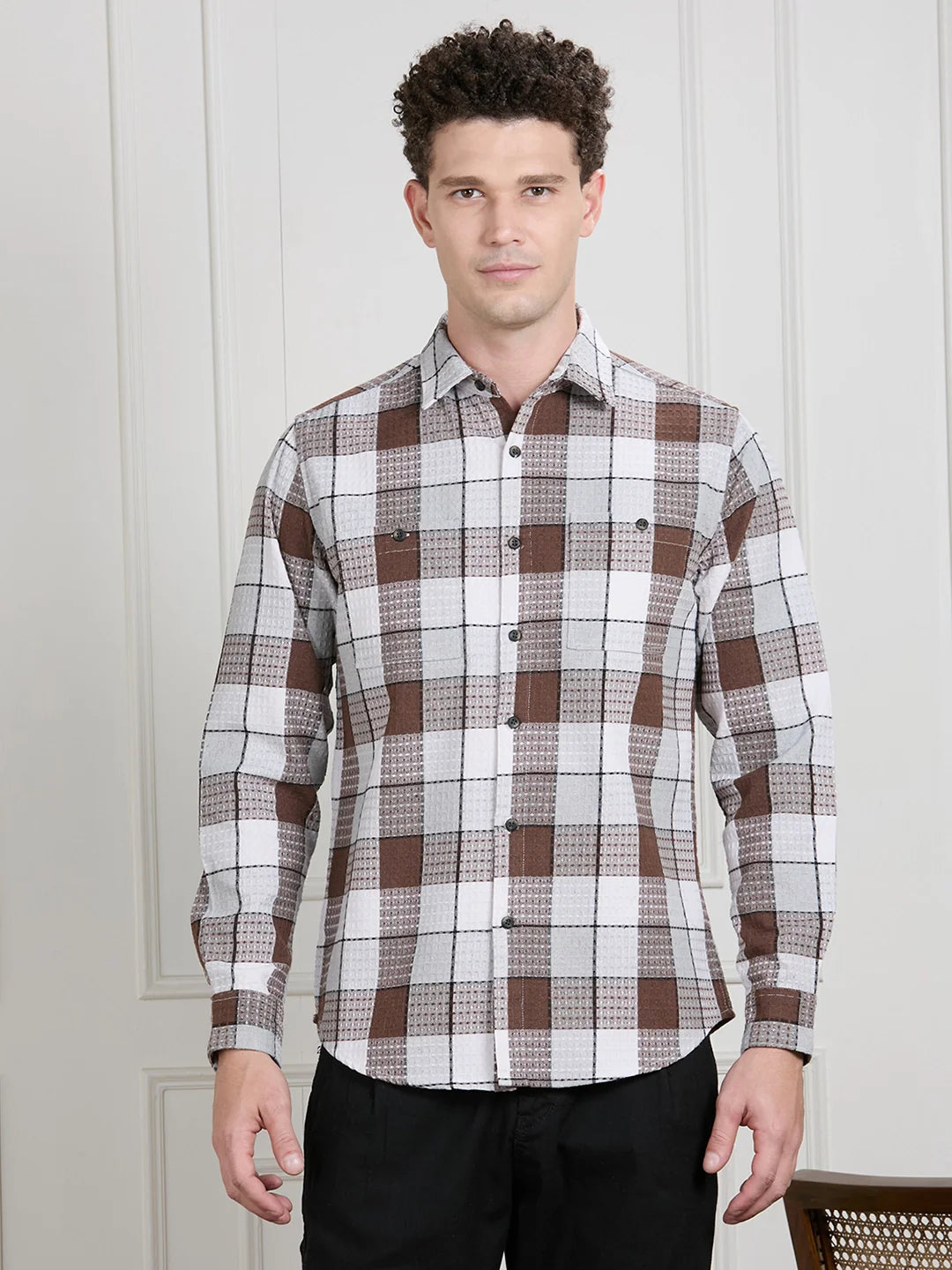 Valen Men Checks Shirt