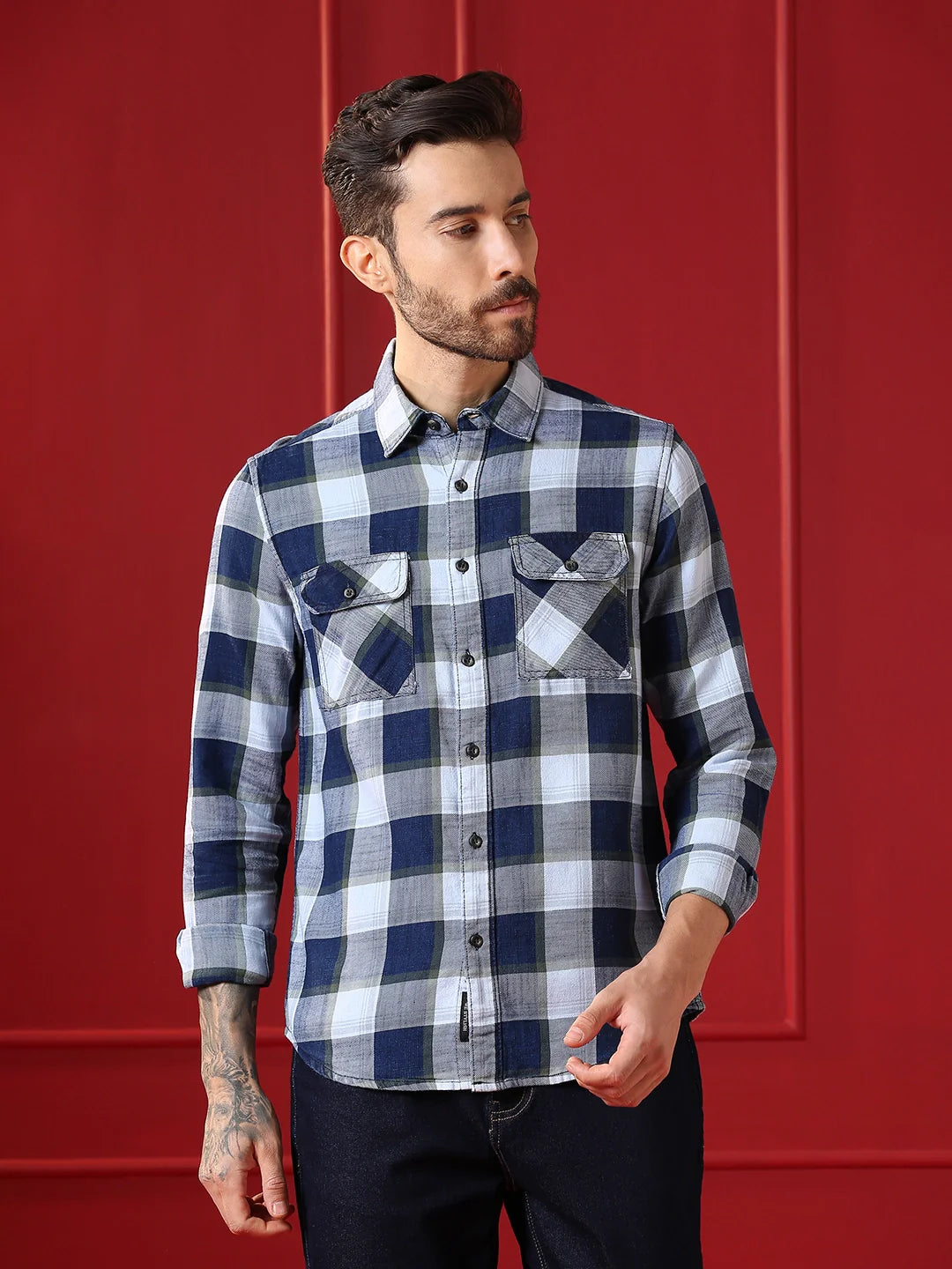 VALEN CLUB Mens casual shirt