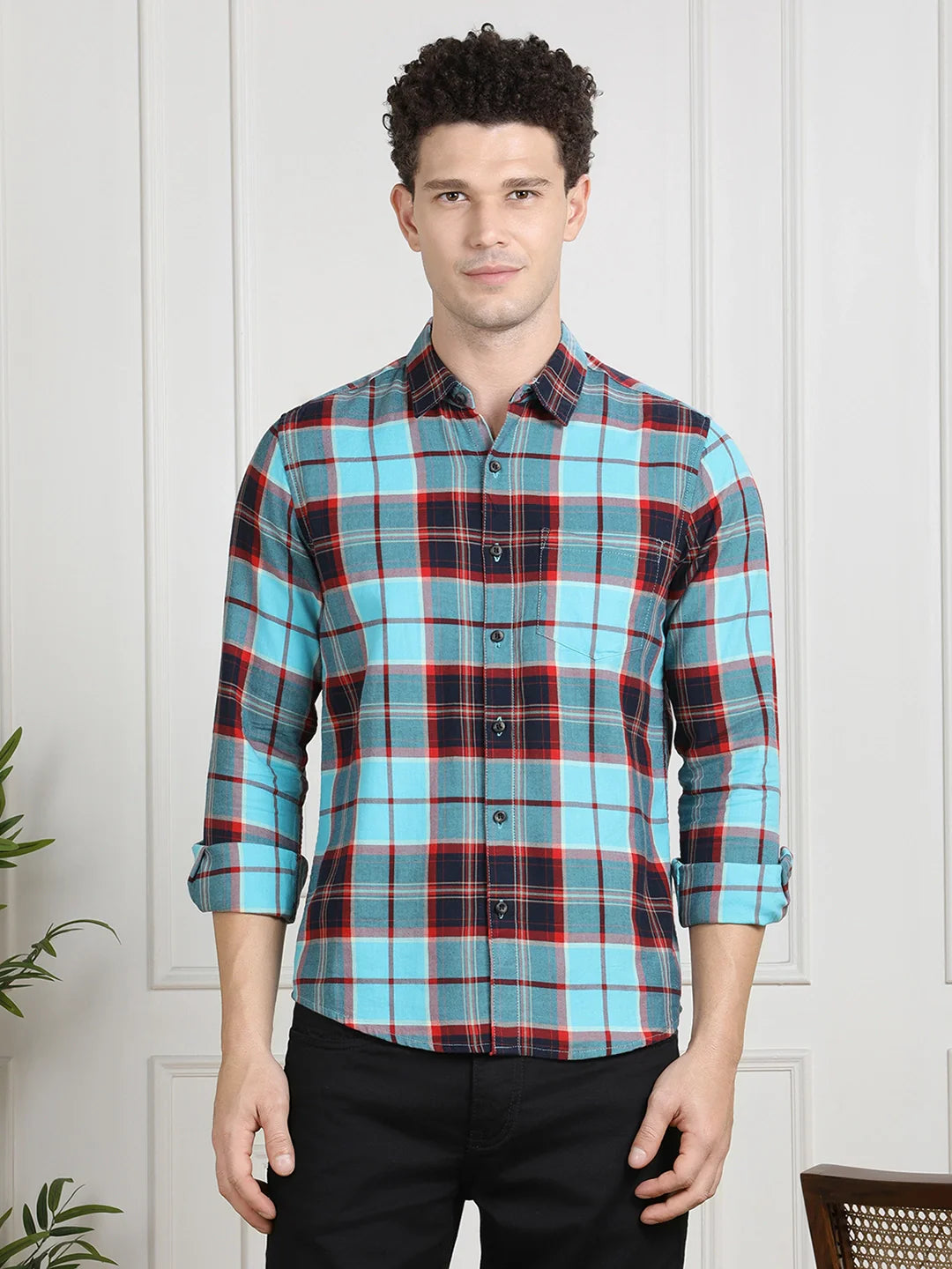 Valen Men Checks Shirt