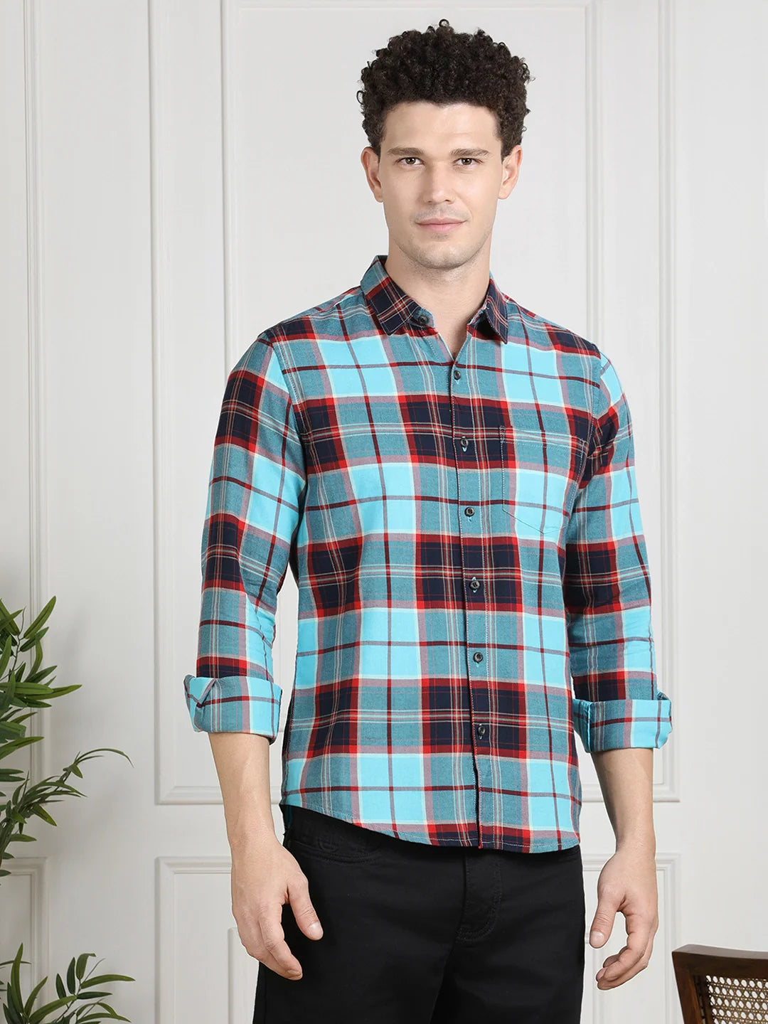Valen Men Checks Shirt
