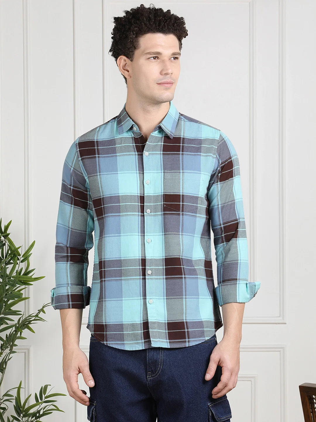 Valen Men Checks Shirt