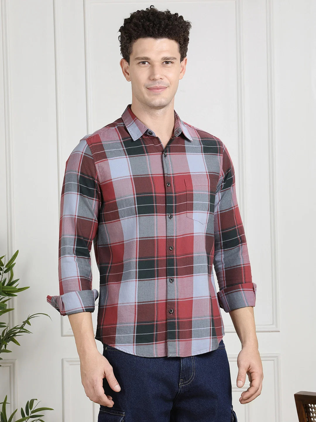 Valen Men Checks Shirt