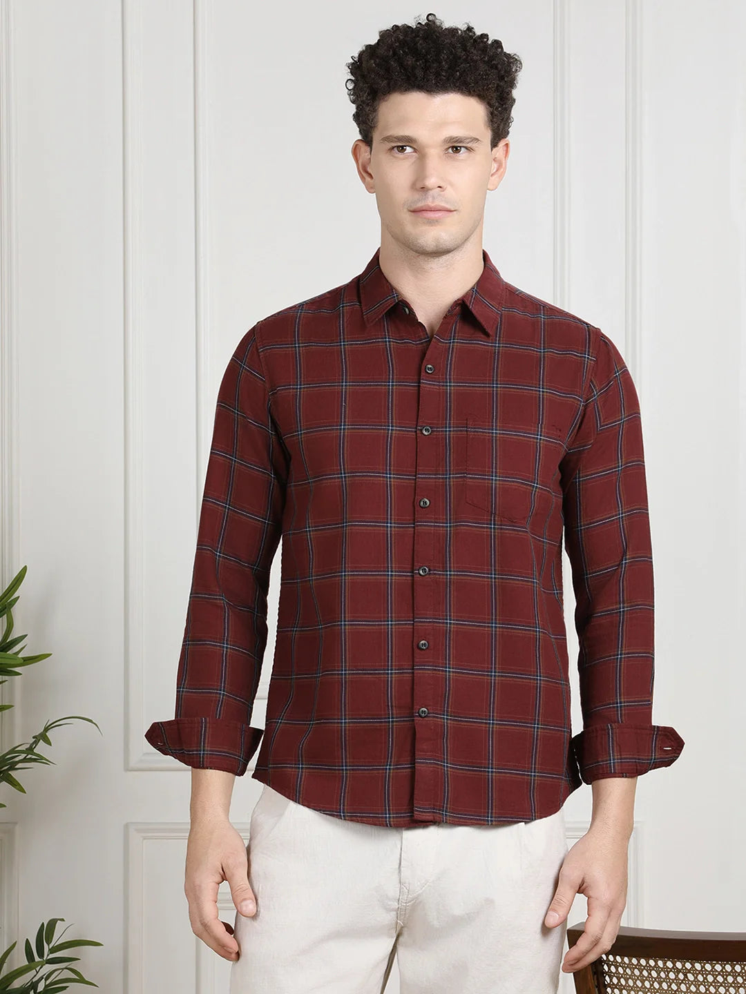 Valen Men Checks Shirt