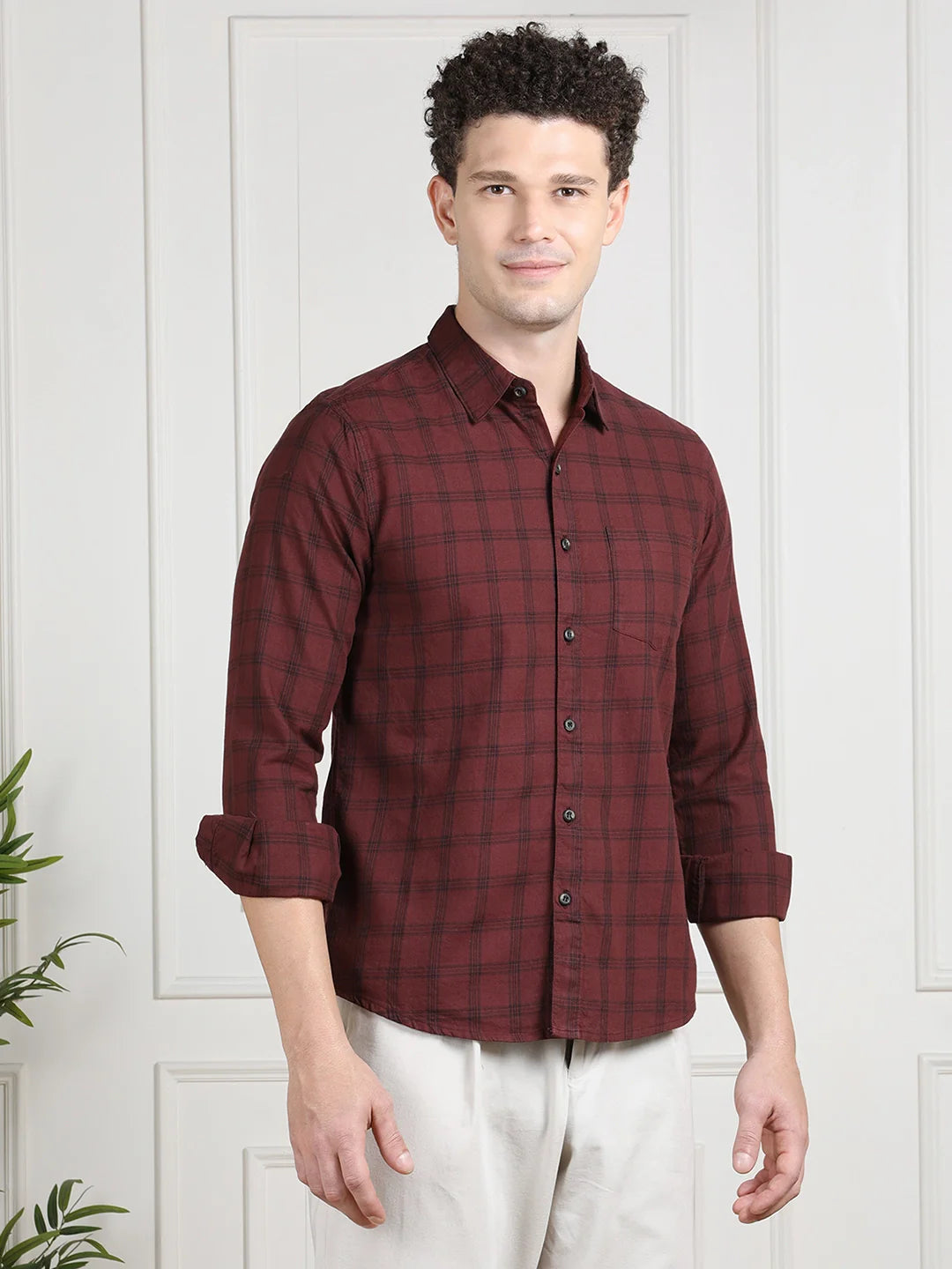 Valen Men Checks Shirt