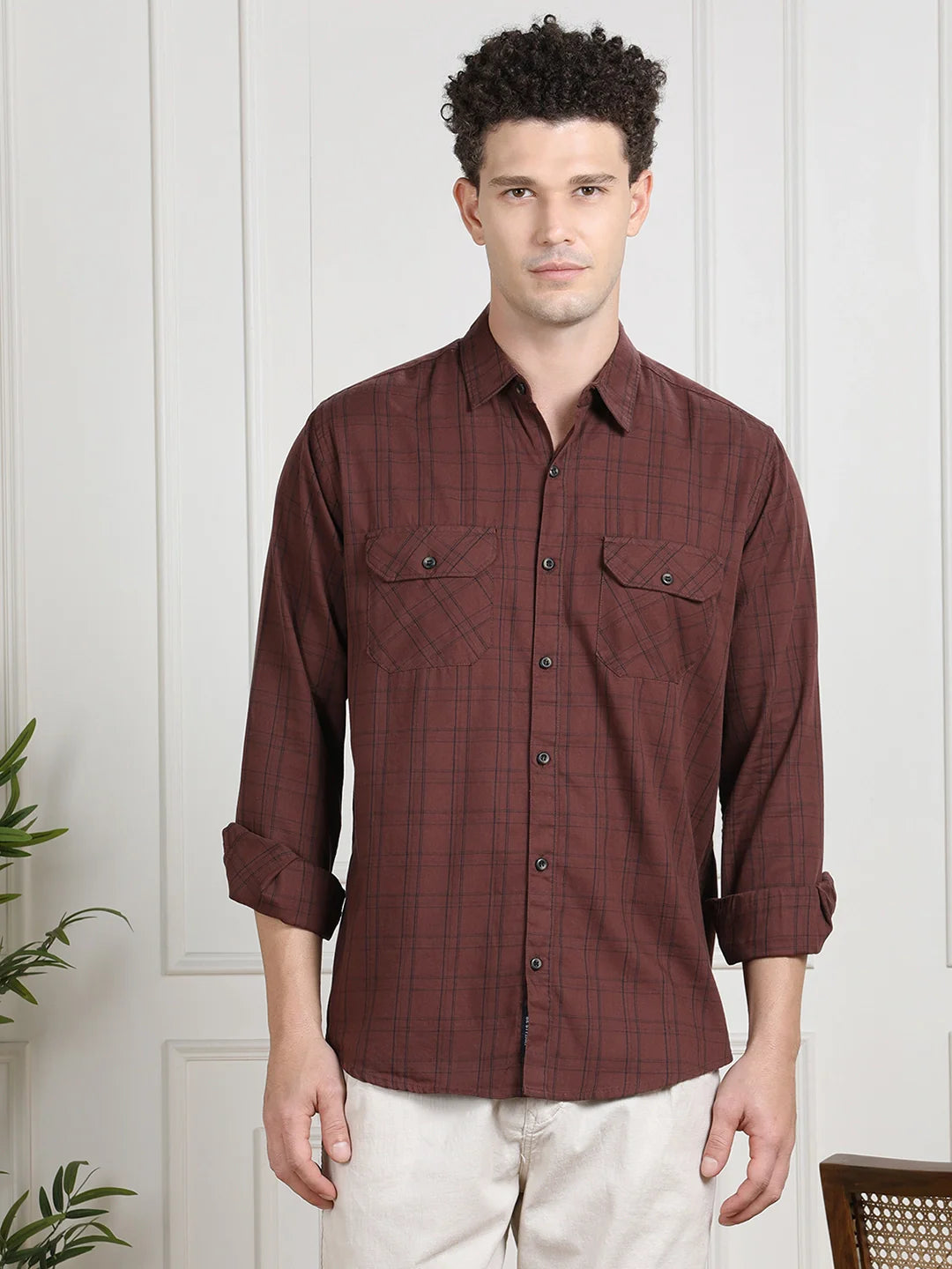 Valen Men Checks Shirt