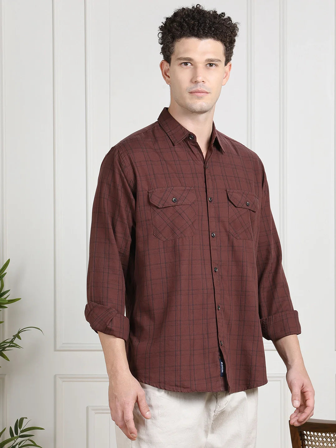 Valen Men Checks Shirt