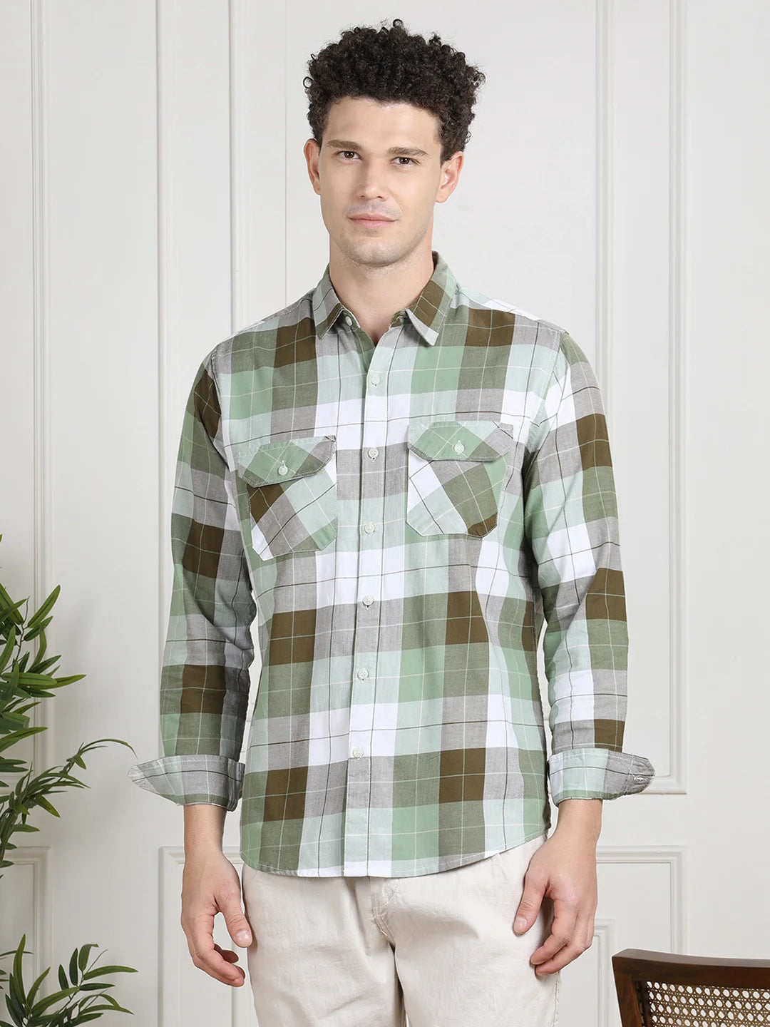 Valen Men Checks Shirt