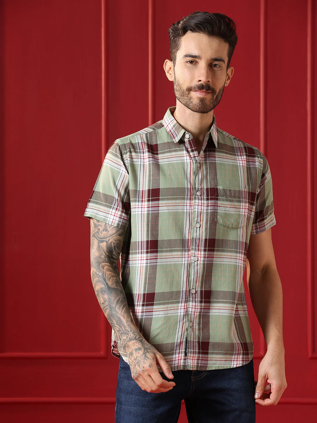 VALEN CLUB Mens casual shirt
