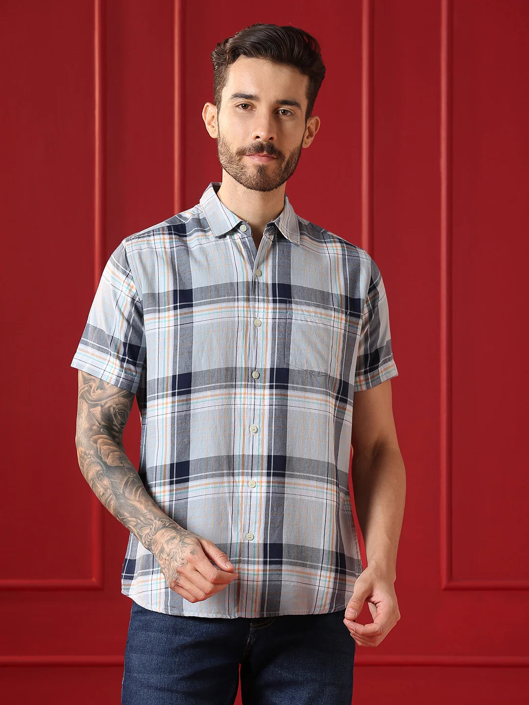 VALEN CLUB Mens casual shirt