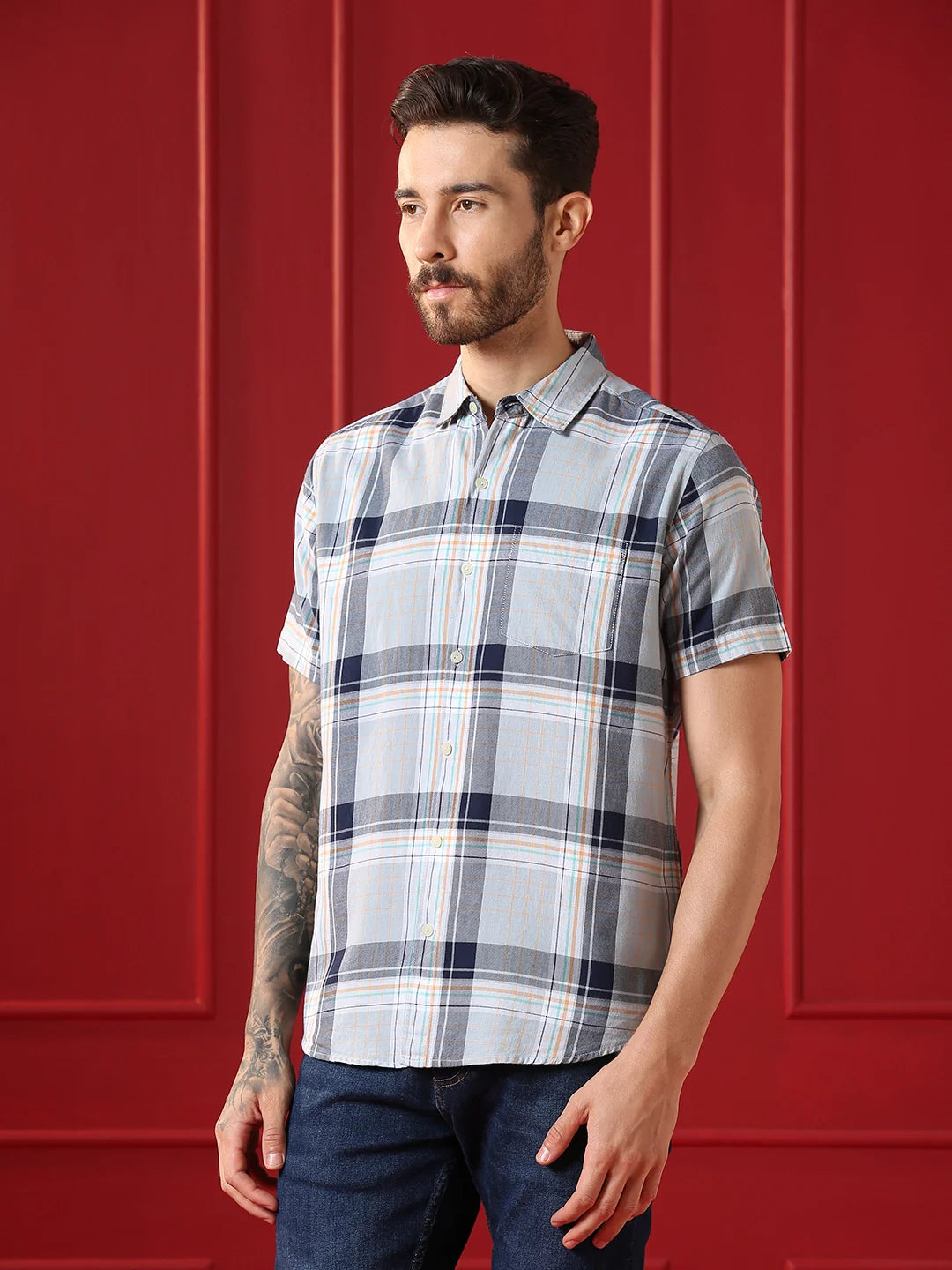 VALEN CLUB Mens casual shirt