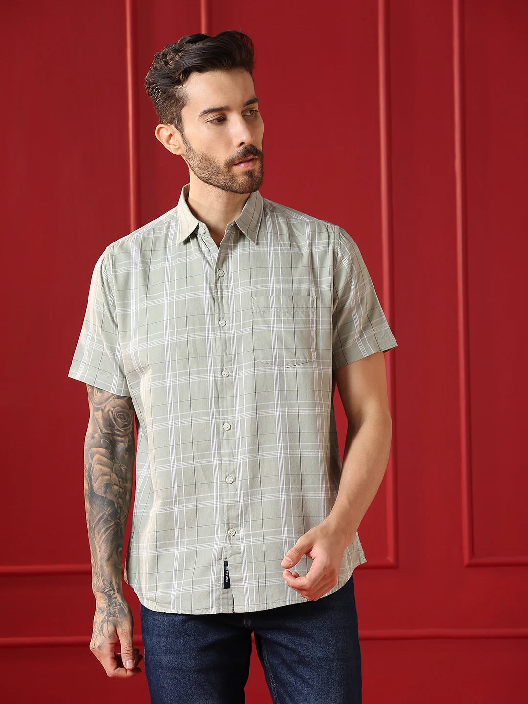 VALEN CLUB Mens casual shirt