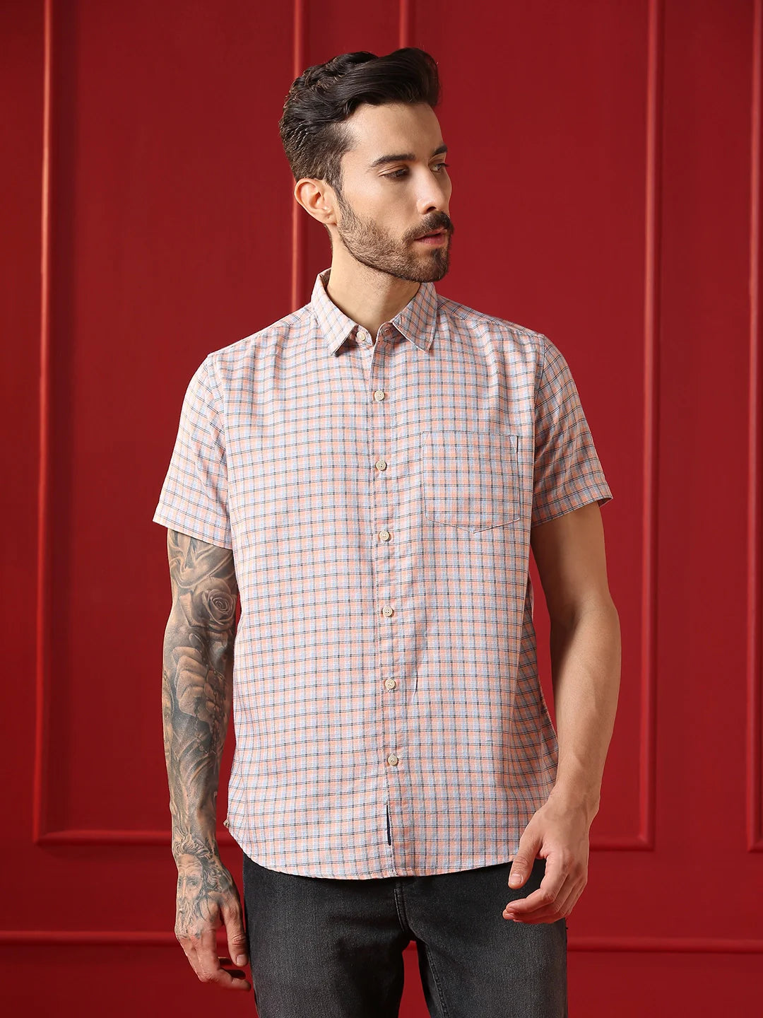 VALEN CLUB Mens casual shirt
