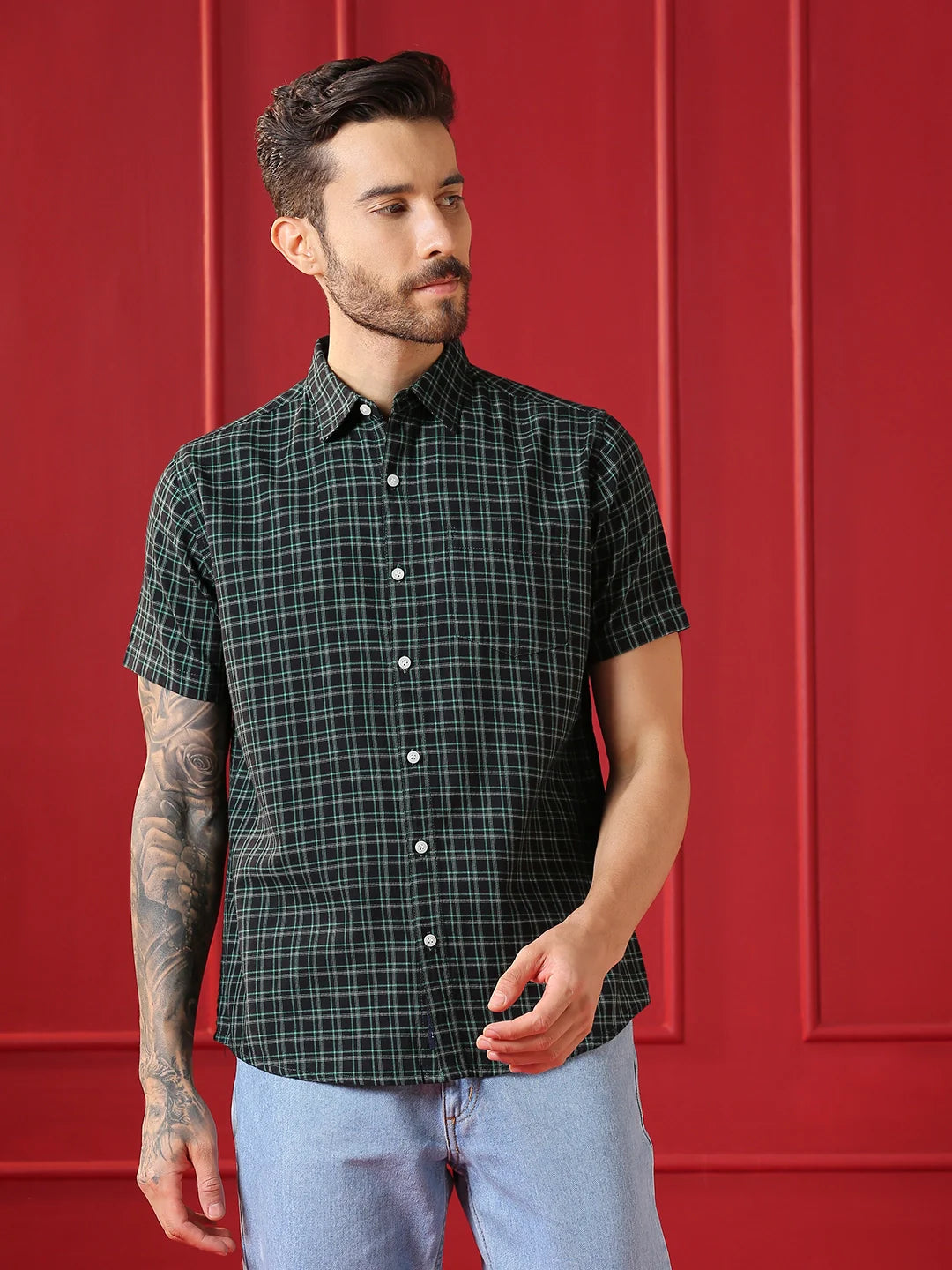 VALEN CLUB Mens casual shirt