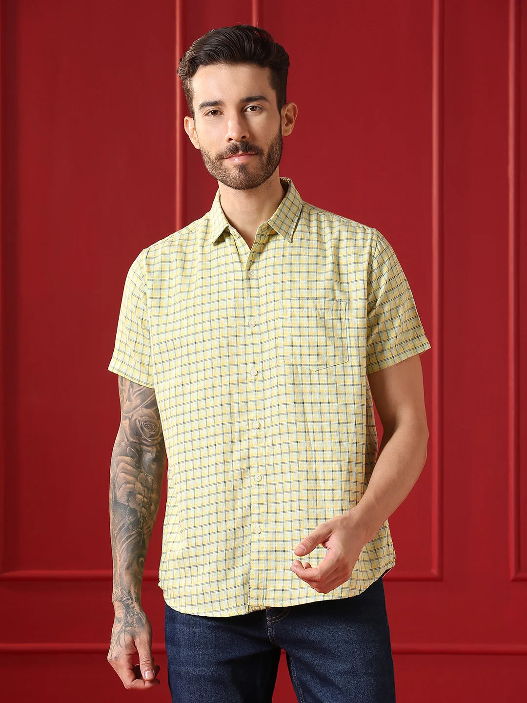 VALEN CLUB Mens casual shirt