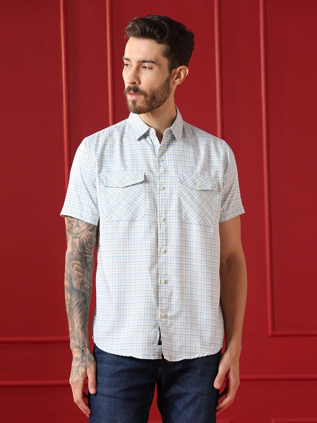 VALEN CLUB Mens casual shirt