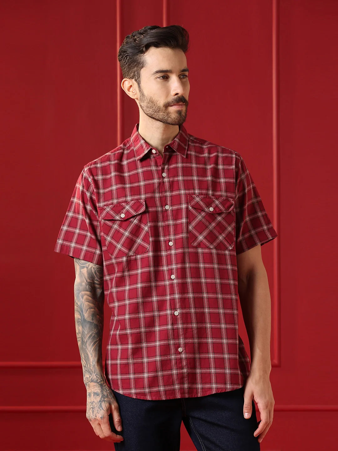 VALEN CLUB Mens casual shirt