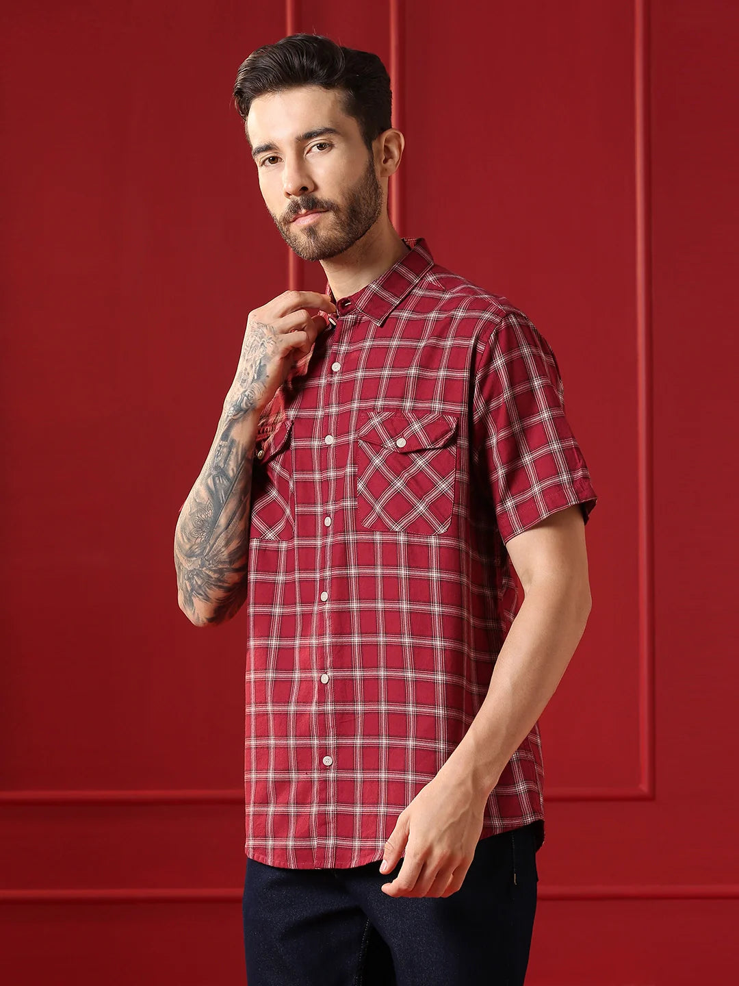 VALEN CLUB Mens casual shirt