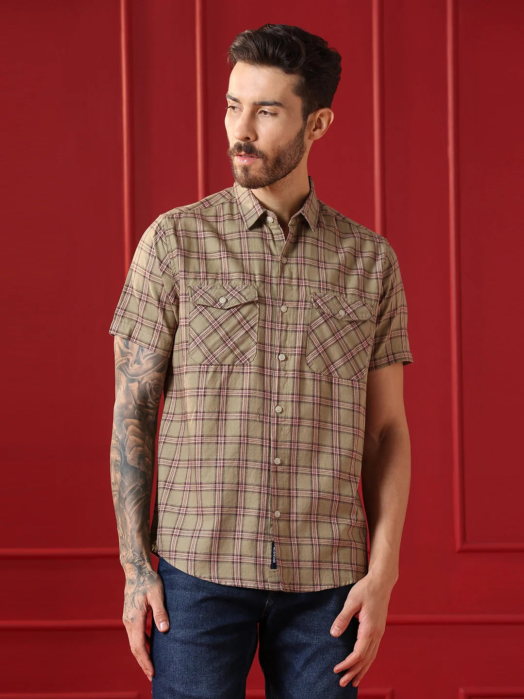 VALEN CLUB Mens casual shirt