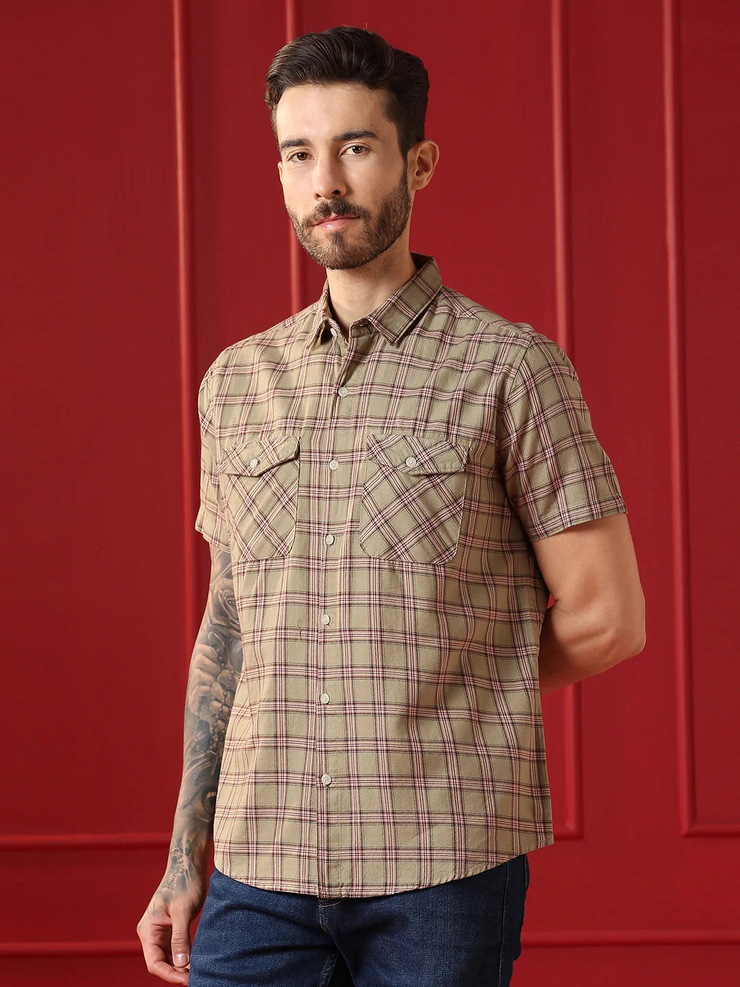 VALEN CLUB Mens casual shirt