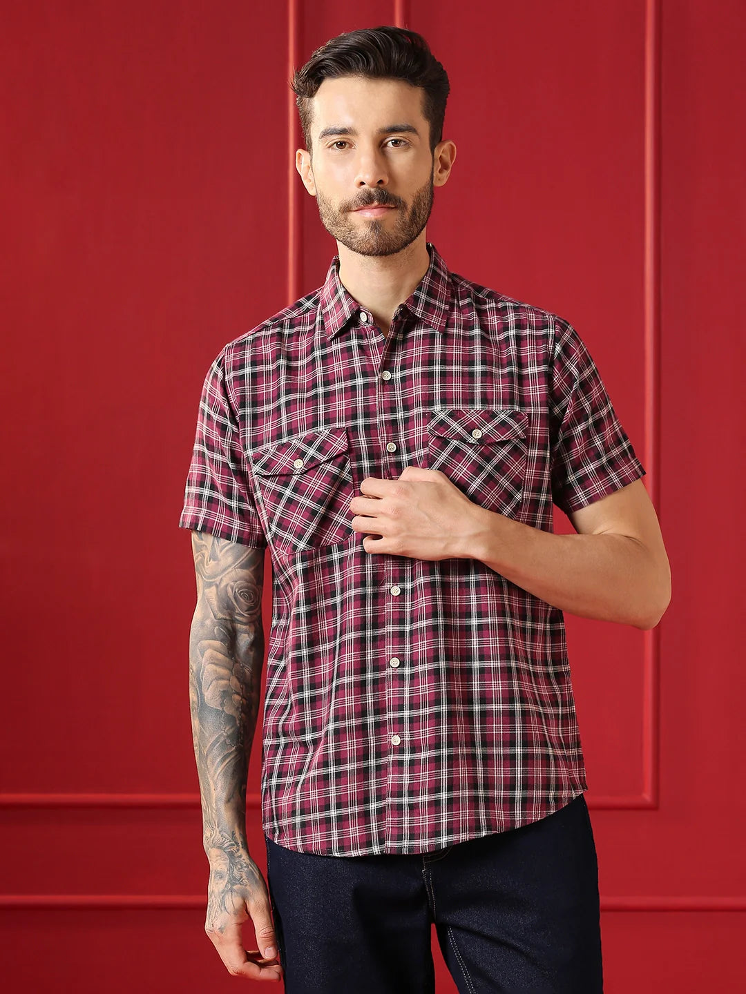 VALEN CLUB Mens casual shirt