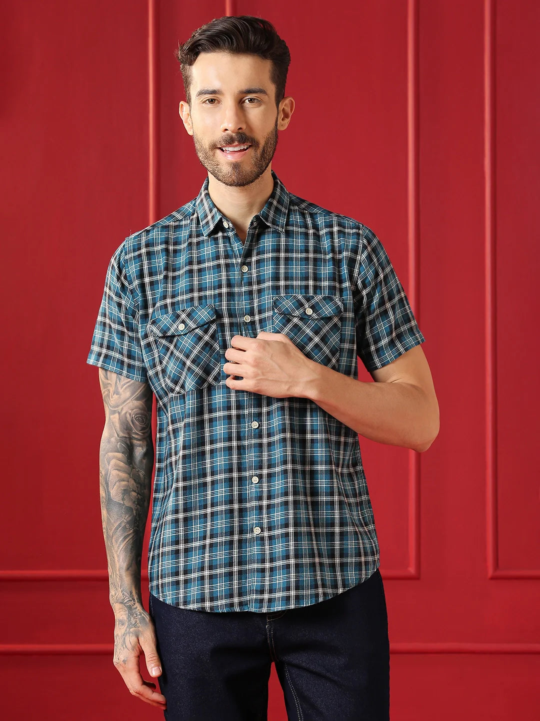 VALEN CLUB Mens casual shirt