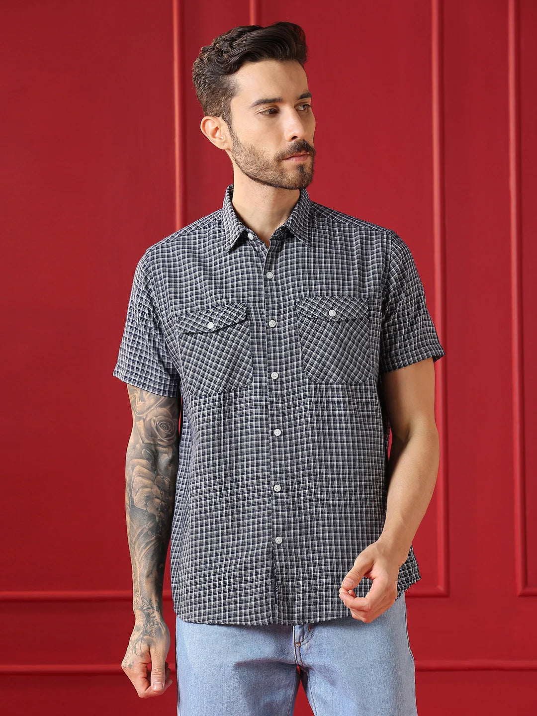VALEN CLUB Mens casual shirt