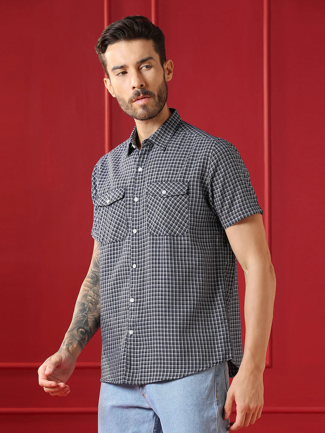 VALEN CLUB Mens casual shirt