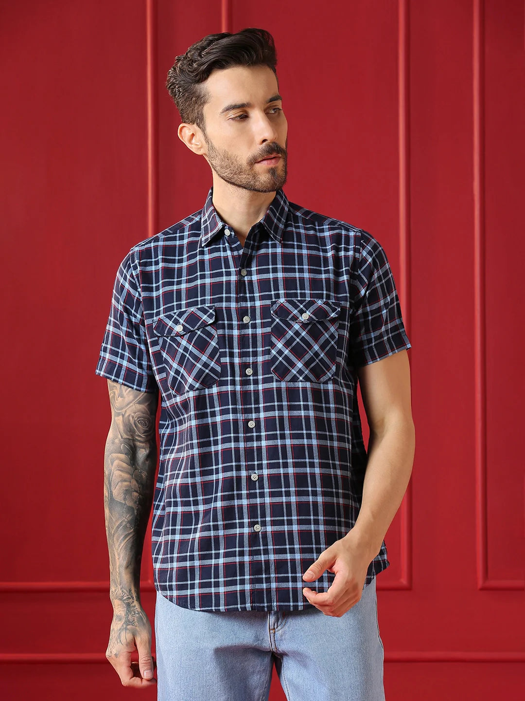 VALEN CLUB Mens casual shirt