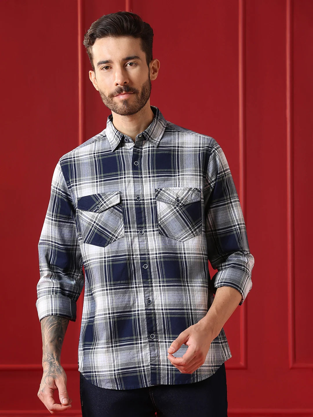 VALEN CLUB Mens casual shirt