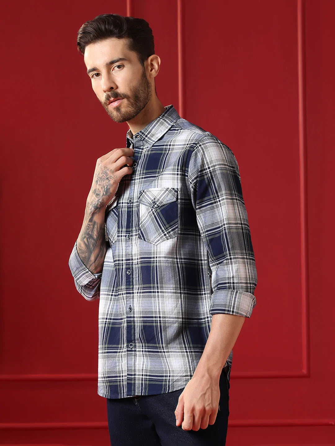 VALEN CLUB Mens casual shirt